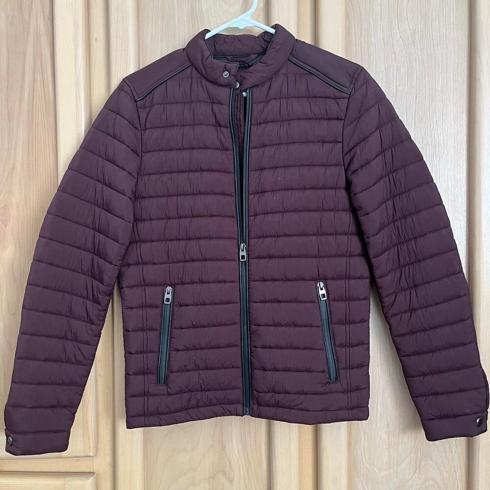 Zara Men's Burgundy Jacket